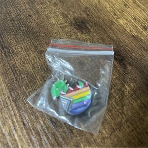 Progress Rainbow  Dino Enamel Pin